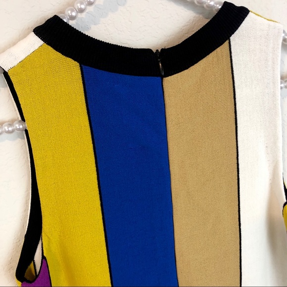 Rachel Roy Julie Colorblock Bodycon Midi Dress - Picture 7 of 10